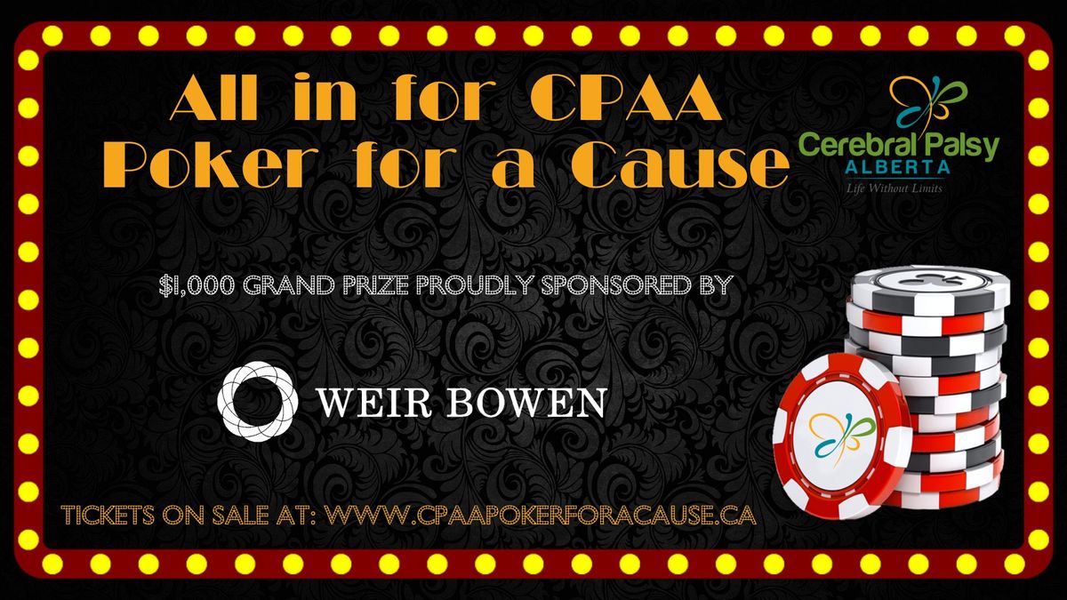 Calgary CPAA Poker for a Cause Tournament 