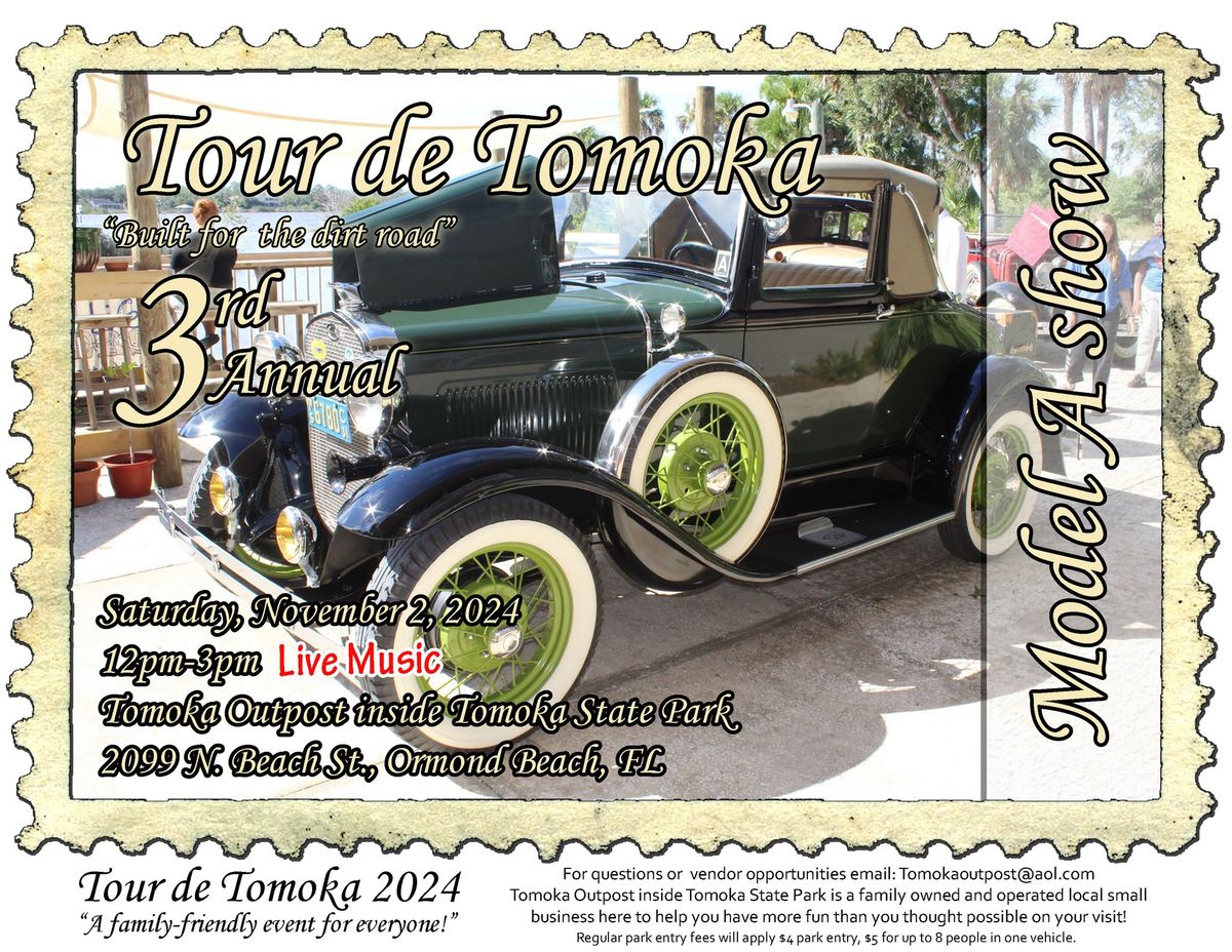 Tour de Tomoka 2024- Model A Car Show 