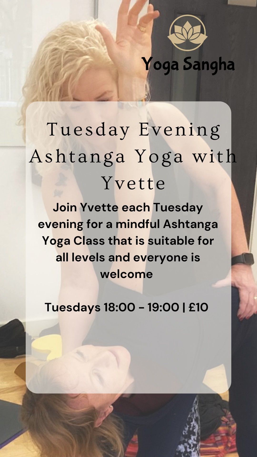 Tuesday Evening Ashtanga Vinyasa Yoga