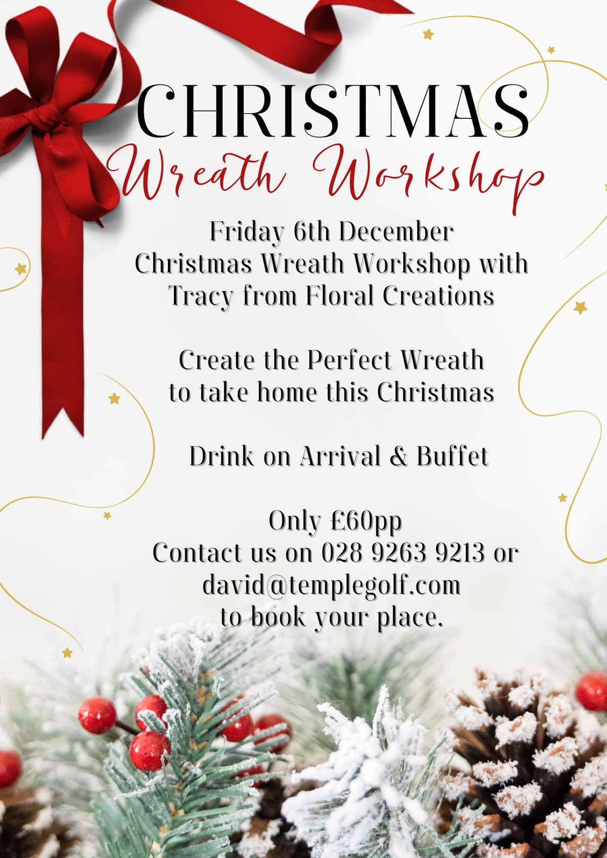 Christmas Wreath Workshop 