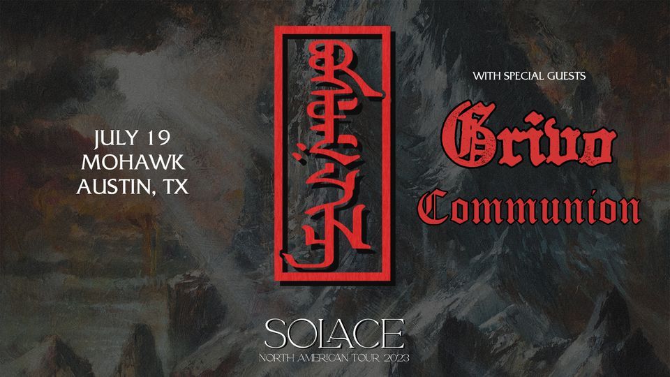 Rezn with Grivo and Communion at Mohawk Austin