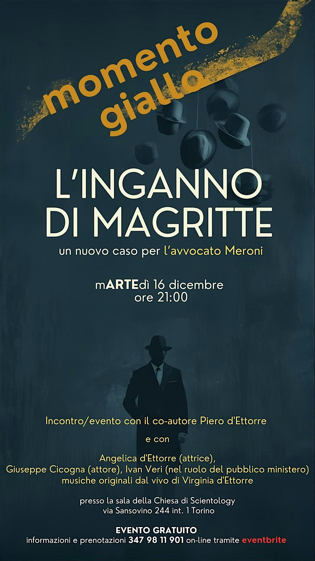 Firmacopie: L'INGANNO DI MAGRITTE un nuovo caso per l'avvocato Meroni
