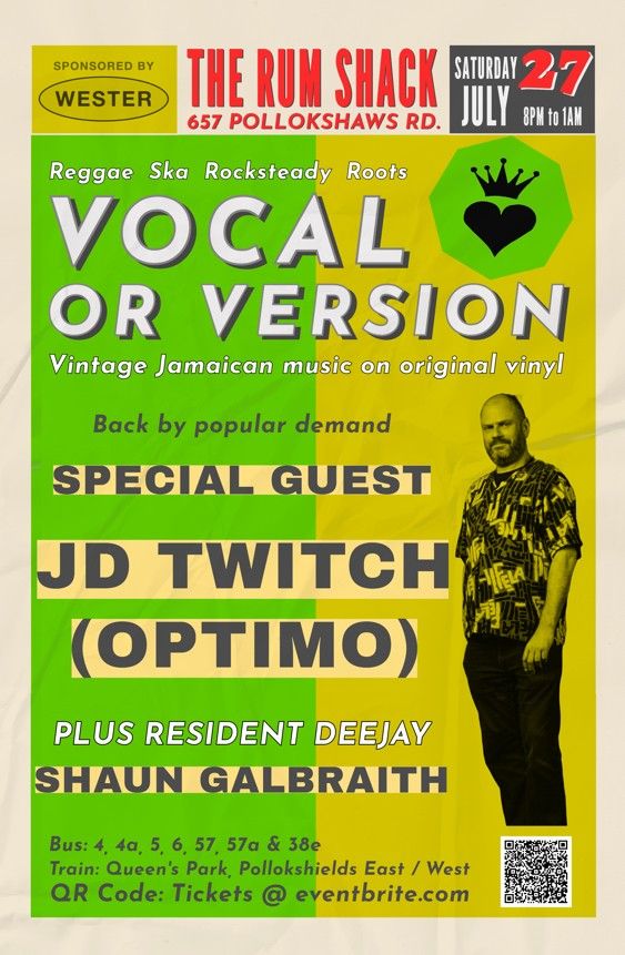 Vocal or Version - JD TWITCH (Optimo Espacio)