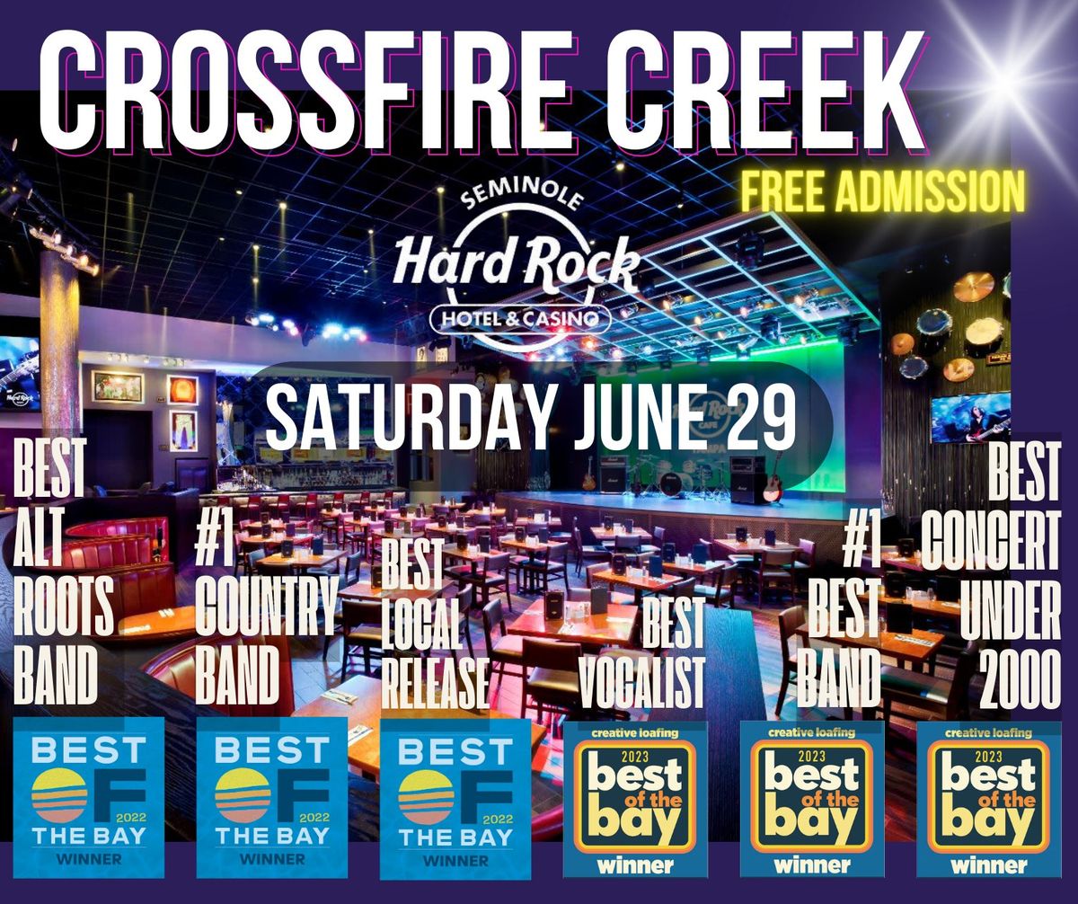 Hard Rock Cafe Tampa | Crossfire Creek (New Country Band) 