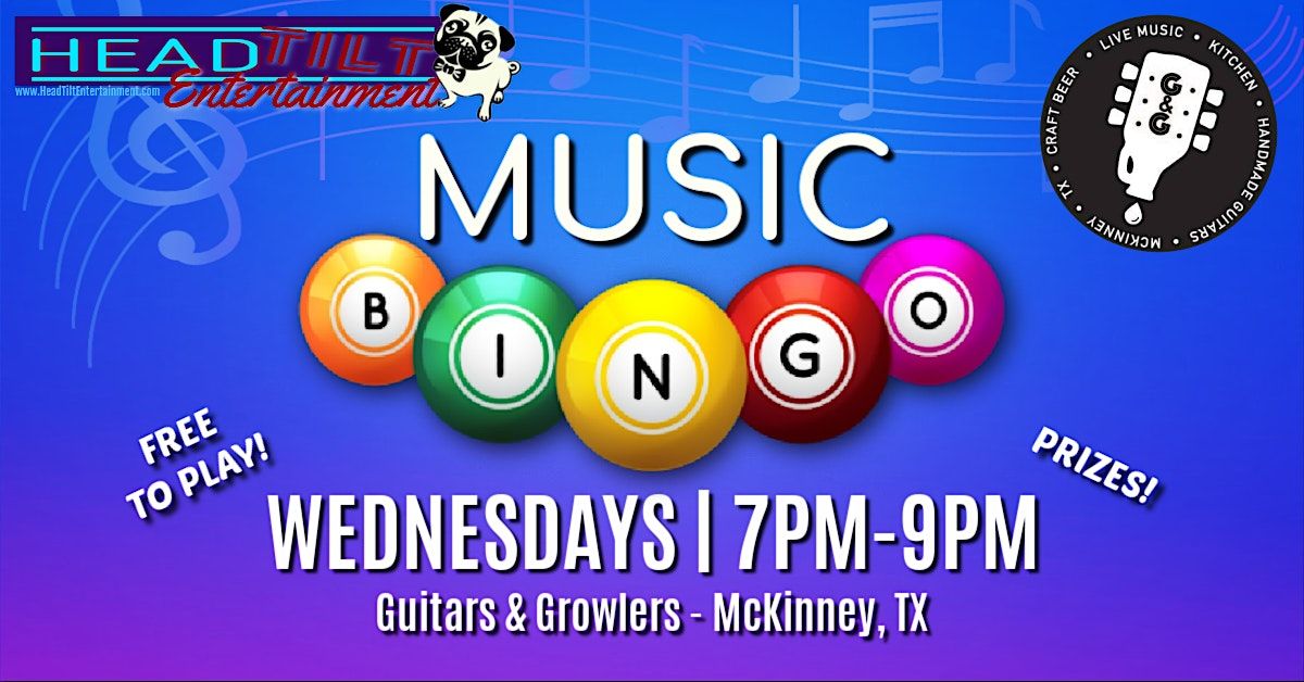 Music Bingo at Guitars and Growlers - McKinney, TX