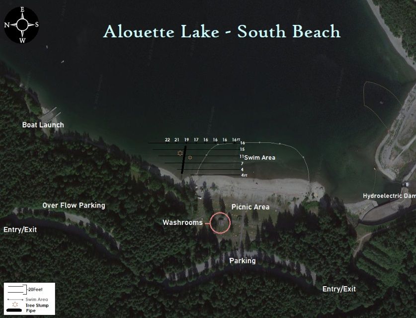 Alouette Lake - South Beach Cleanup Dive