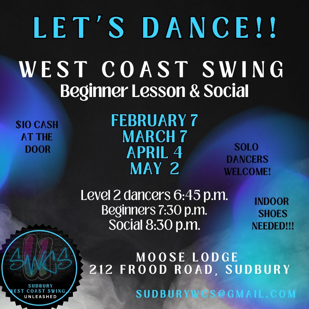 West Coast Swing Lesson and Social