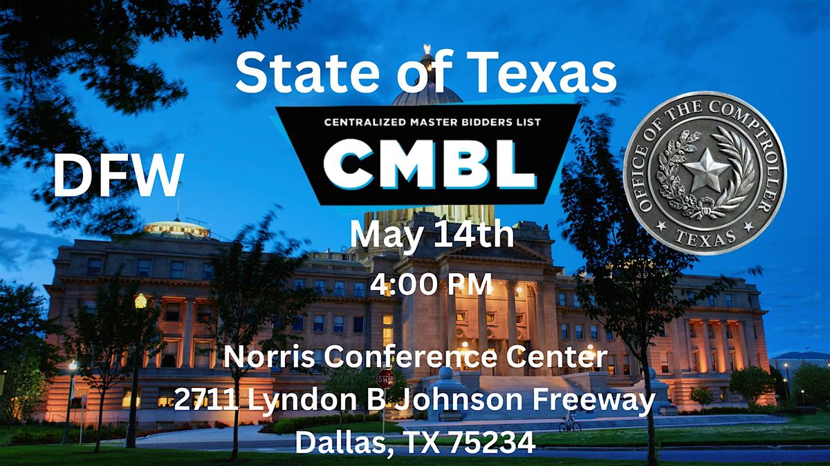 DFW Doing Business w\/ the State of Texas - Centralized Master Bidders List