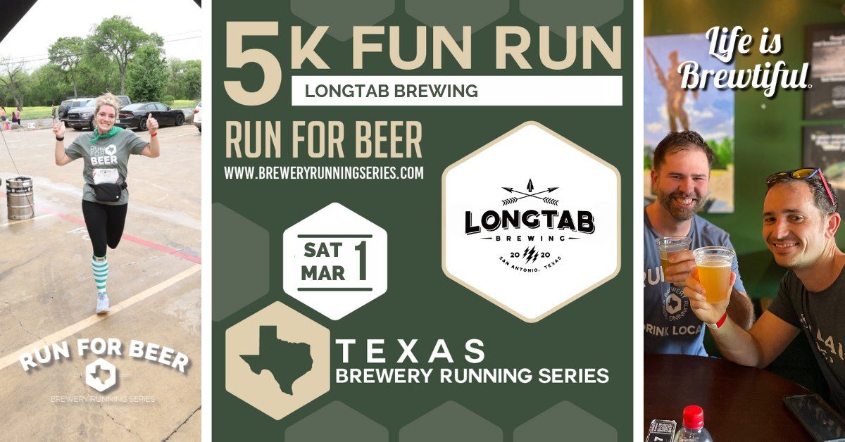 5k Beer Run x Longtab Brewing | 2025 Texas Brewery Running Series