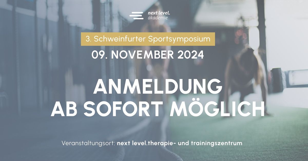 3. Schweinfurter Sportsymposium