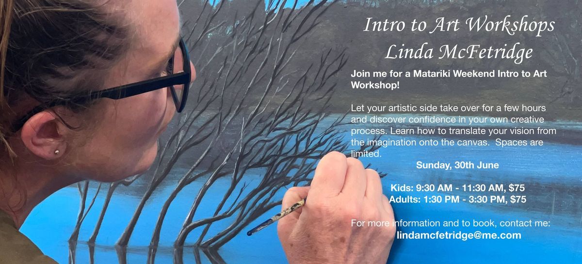 Intro to Art Workshops - booking essential
