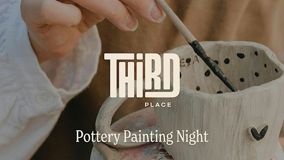 Third Place - Pottery Painting Night