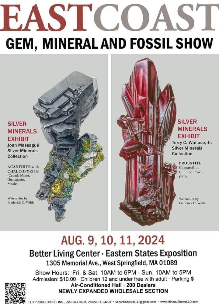 Foden's Minerals at the East Coast Gem, Mineral and Fossil Show Booth #167
