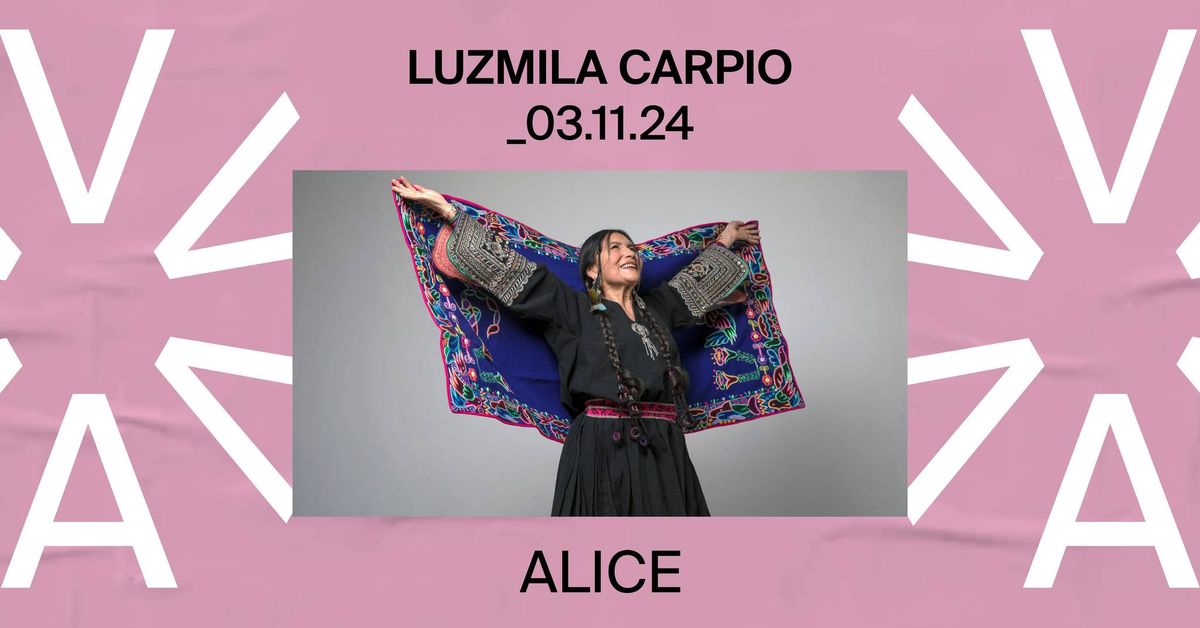 Luzmilla Carpio (BO) at ALICE