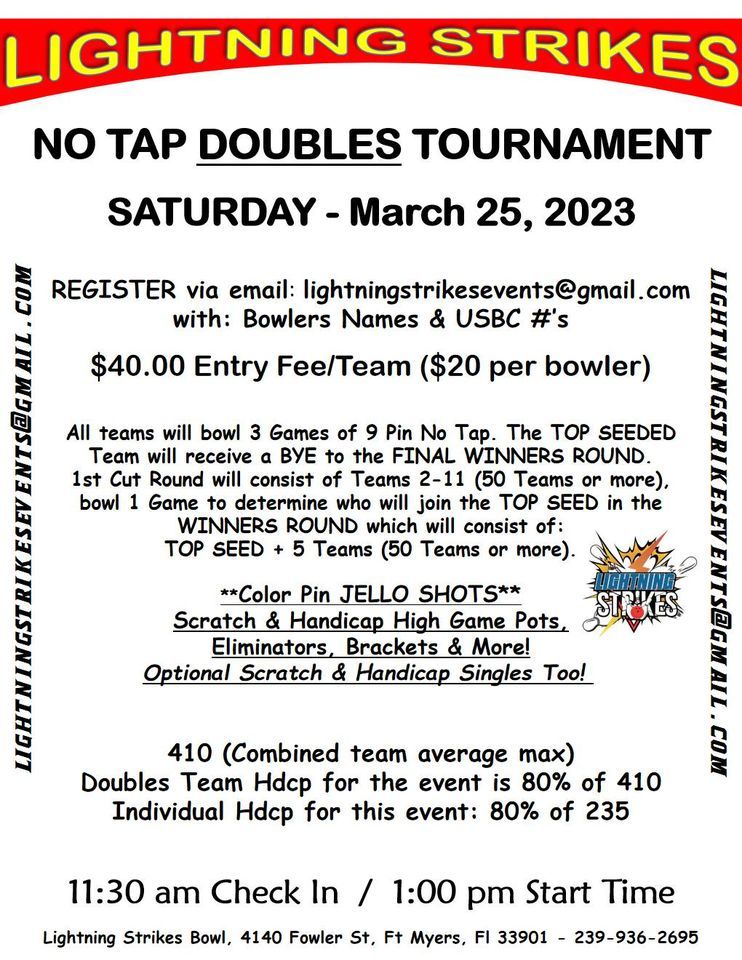 NO TAP DOUBLES - MARCH