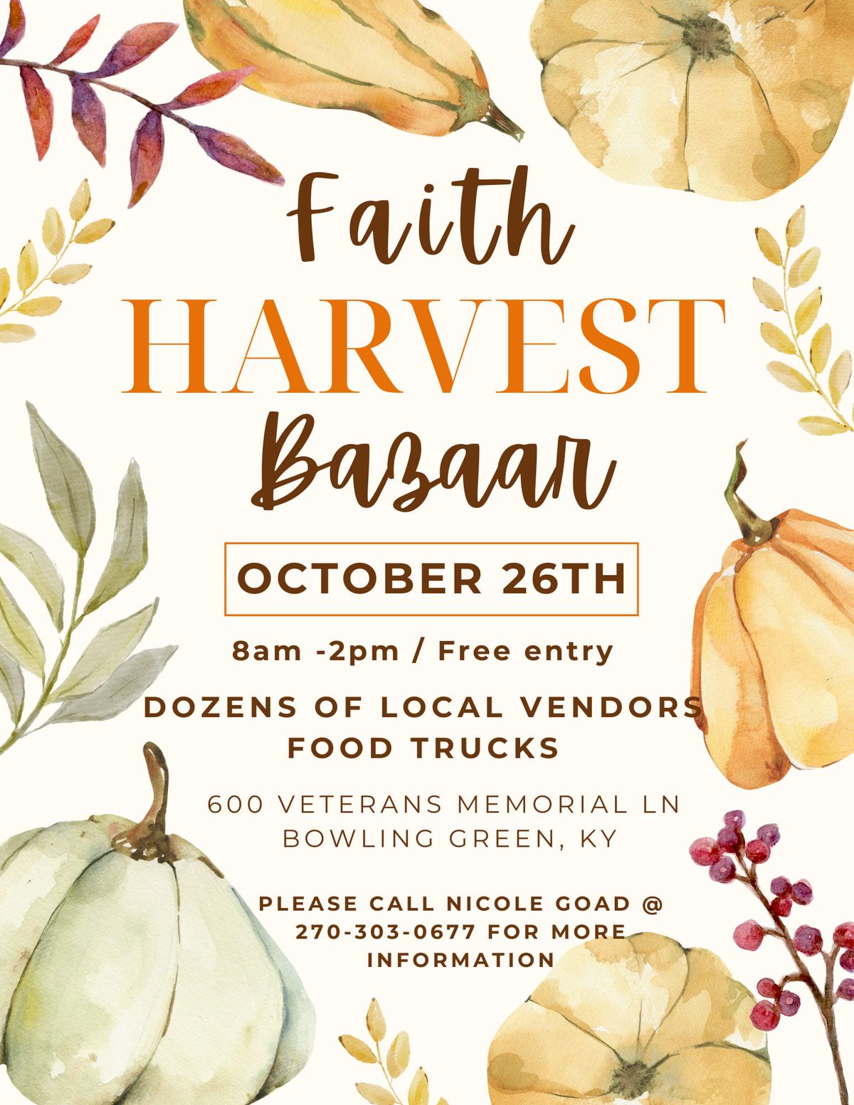 Faith Harvest Bazaar