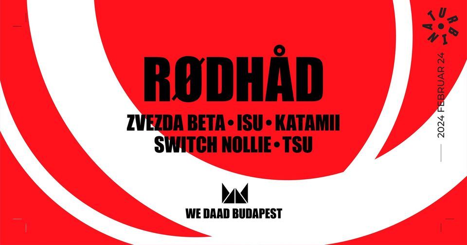 We DAAD Budapest | R\u00d8DH\u00c5D | SOLD OUT