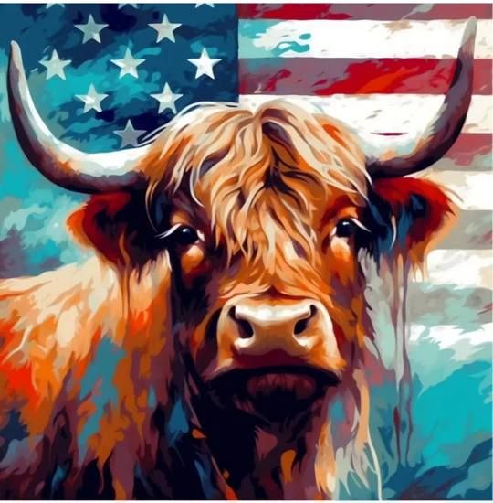 The Patriotic Cow (Moncks Corner)