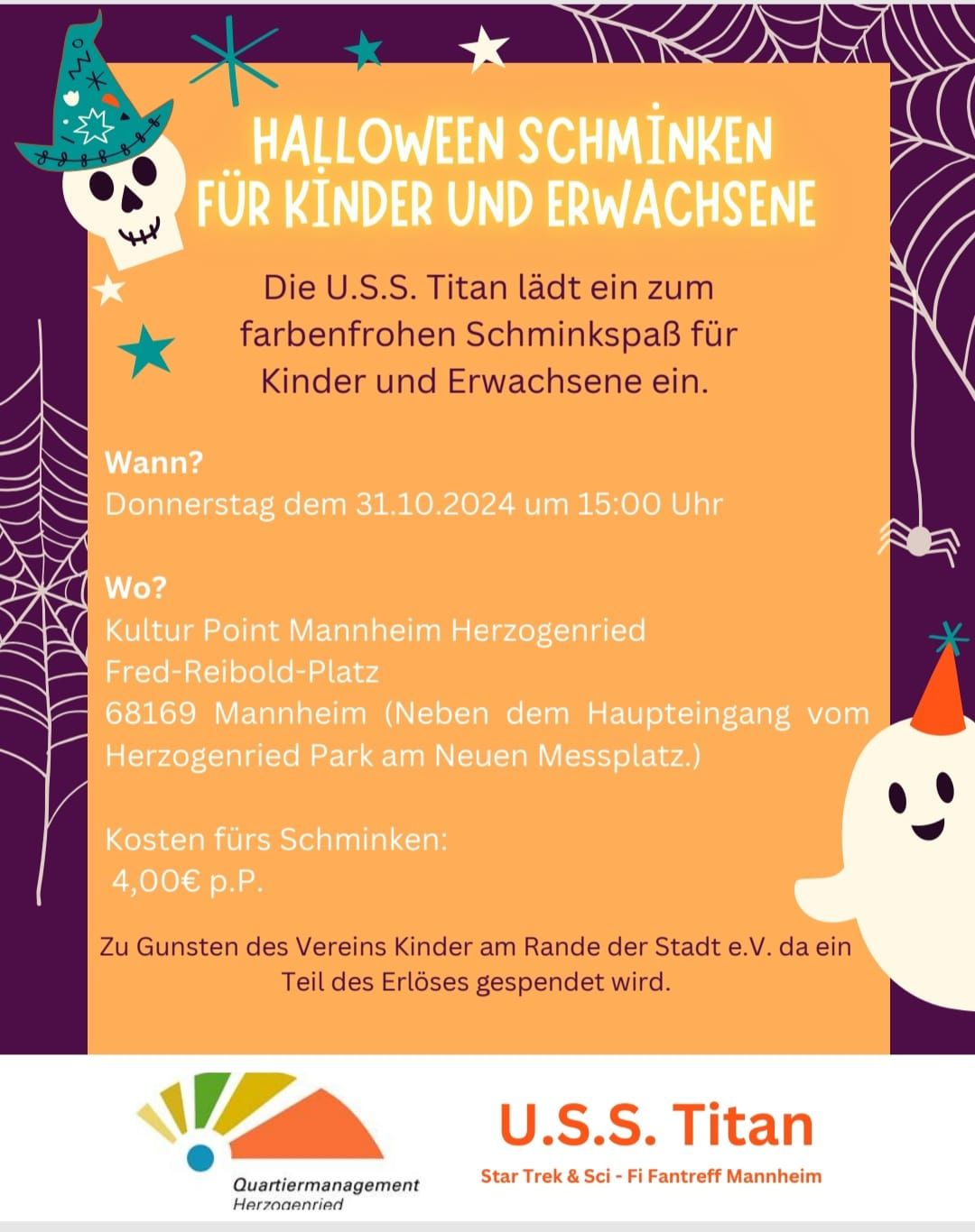 Halloween Schminken f\u00fcr Kinder und Erwachsene 