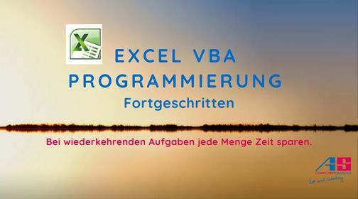 Microsoft Excel VBA-Programmierung Fortgeschritten