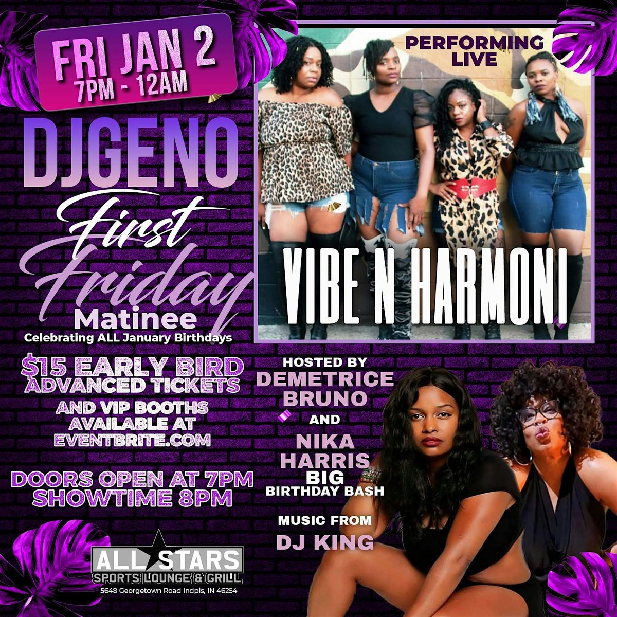 Djgeno First Friday Matinee at Allstars January