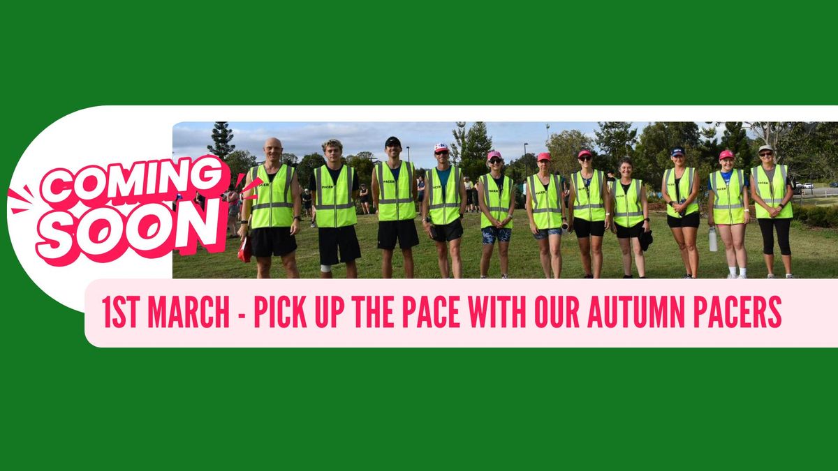 "Pick Up the Pace"- Autumn Pace Week!