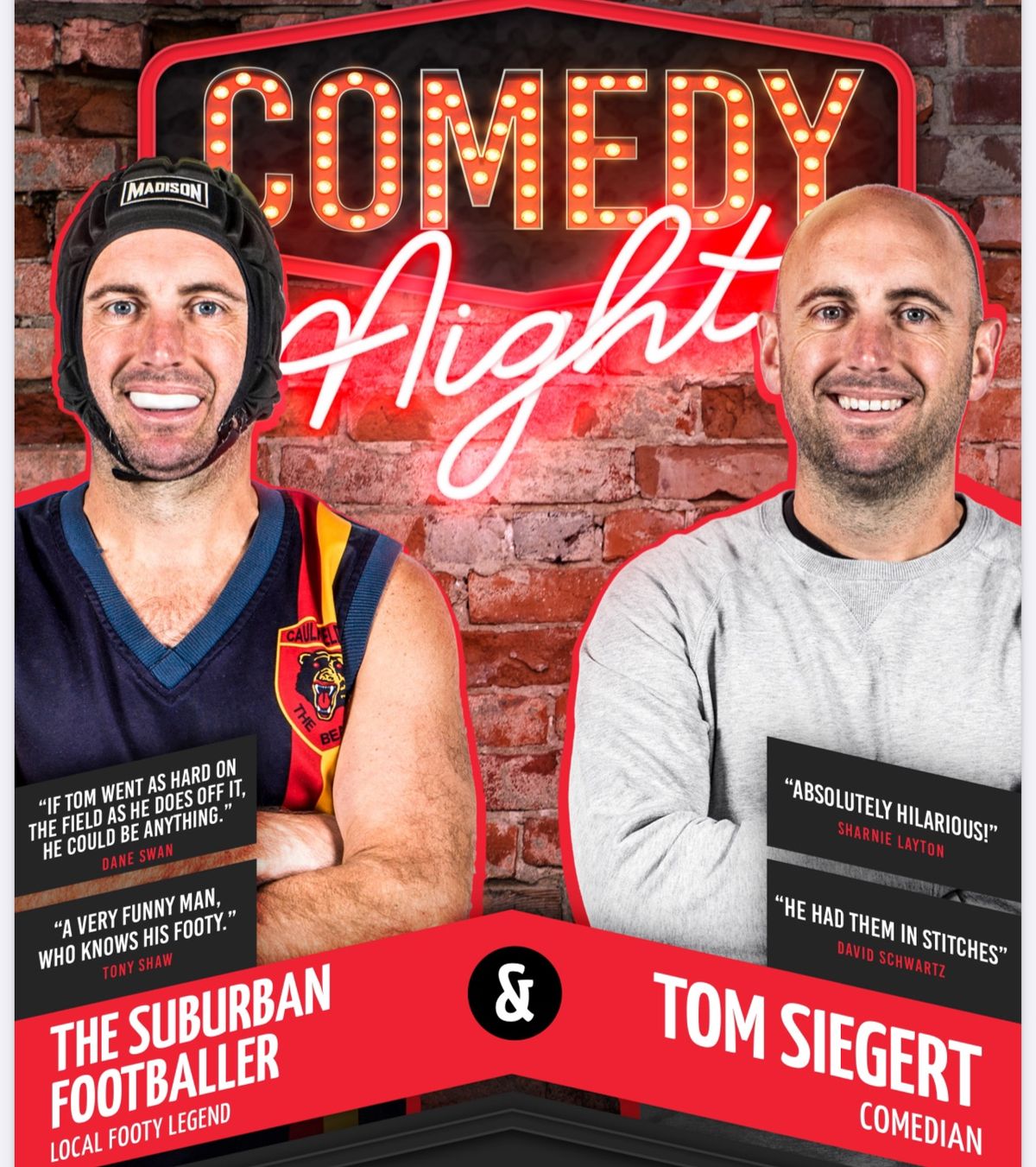 Comedy Night @ The Farm with The Suburban Footballer