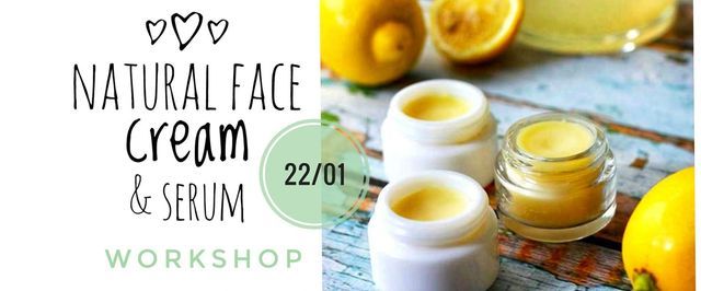Natural Face Cream & Serum Workshop
