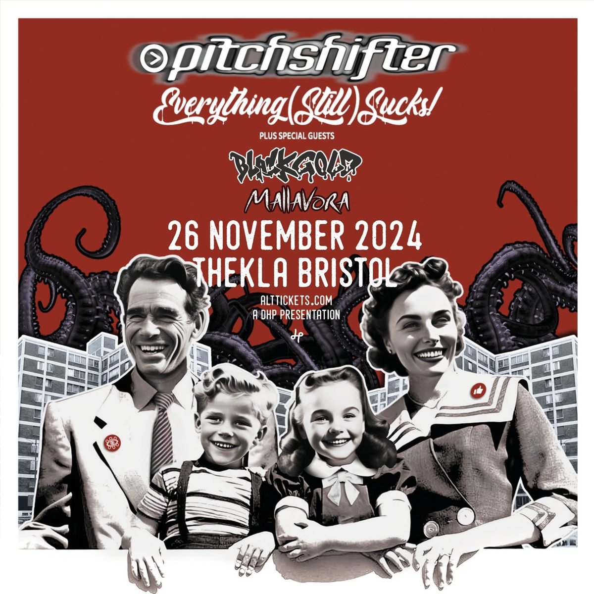 Pitchshifter w\/ Blackgold & Mallavora @ Bristol Thekla - 26 Nov, 2024