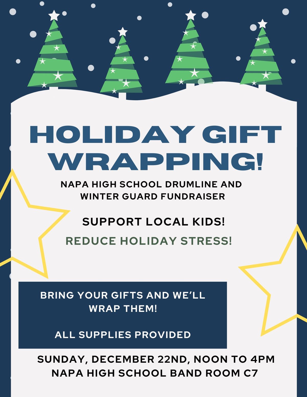 Gift Wrapping Fundrasier