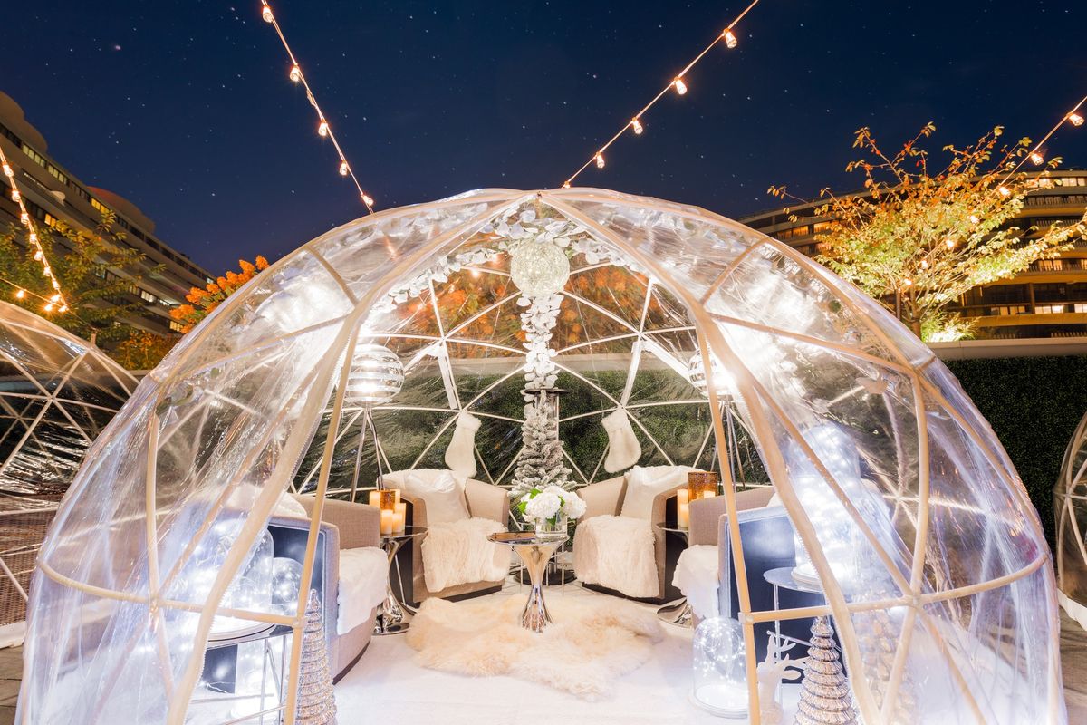 Winter Igloos at The Watergate Hotel