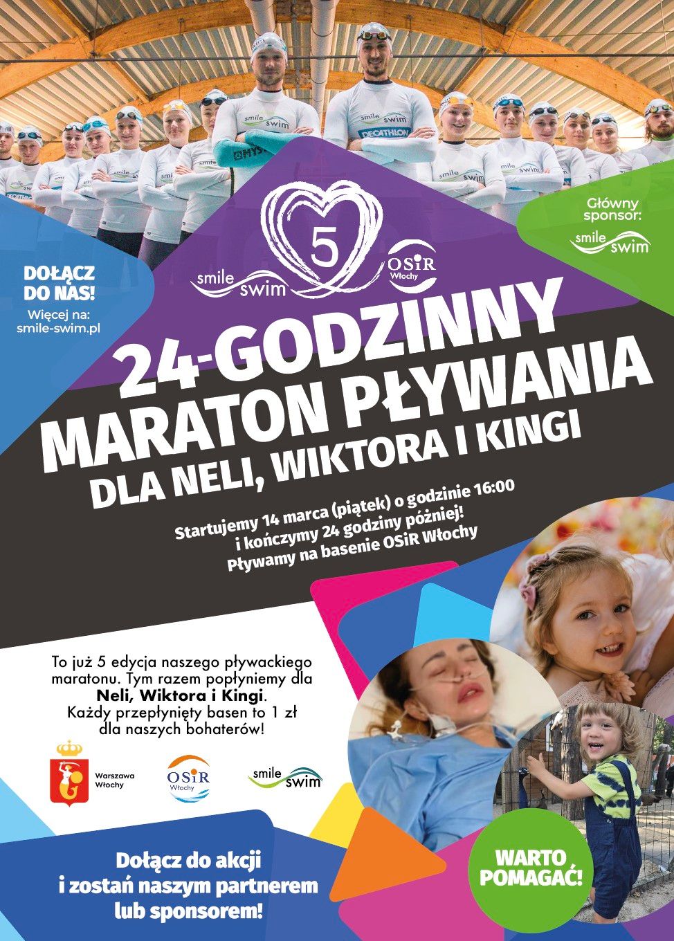 24 - Godzinny Charytatywny Maraton P\u0142ywacki - Edycja V! 