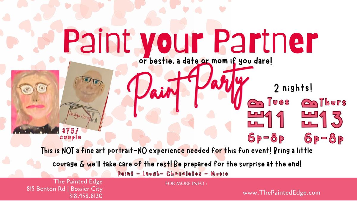 Paint your Partner (bestie or even mom if you dare)