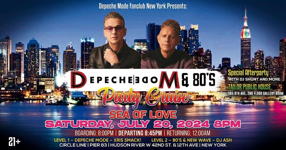 Depeche Mode & 80's Full Moon Party Cruise + Afterparty