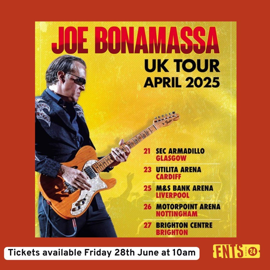 Joe Bonamassa Liverpool Tickets