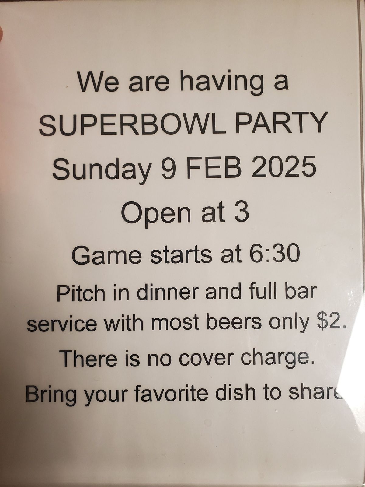 SuperBowl Party