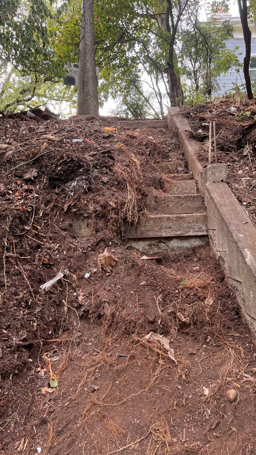 CLEANUP at Polk Street Steps: a future walking reconnection!