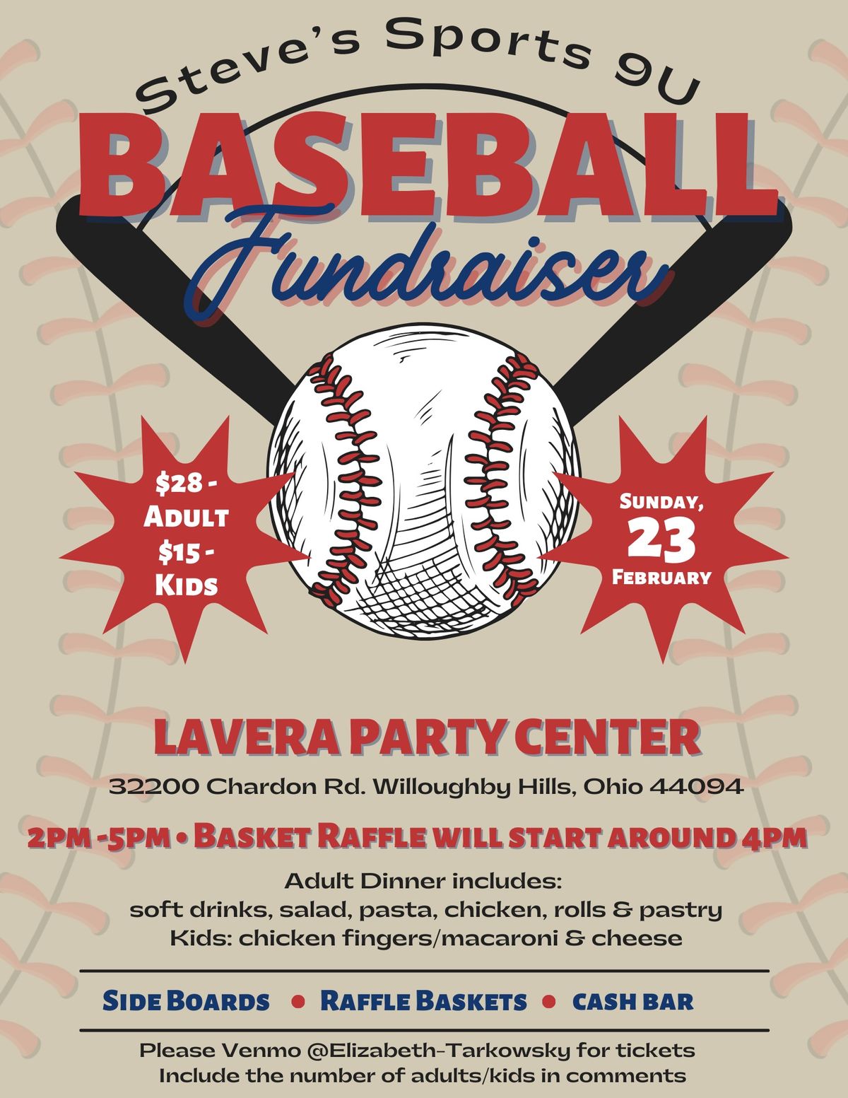 Steve\u2019s Sports Fundraiser at LaVera