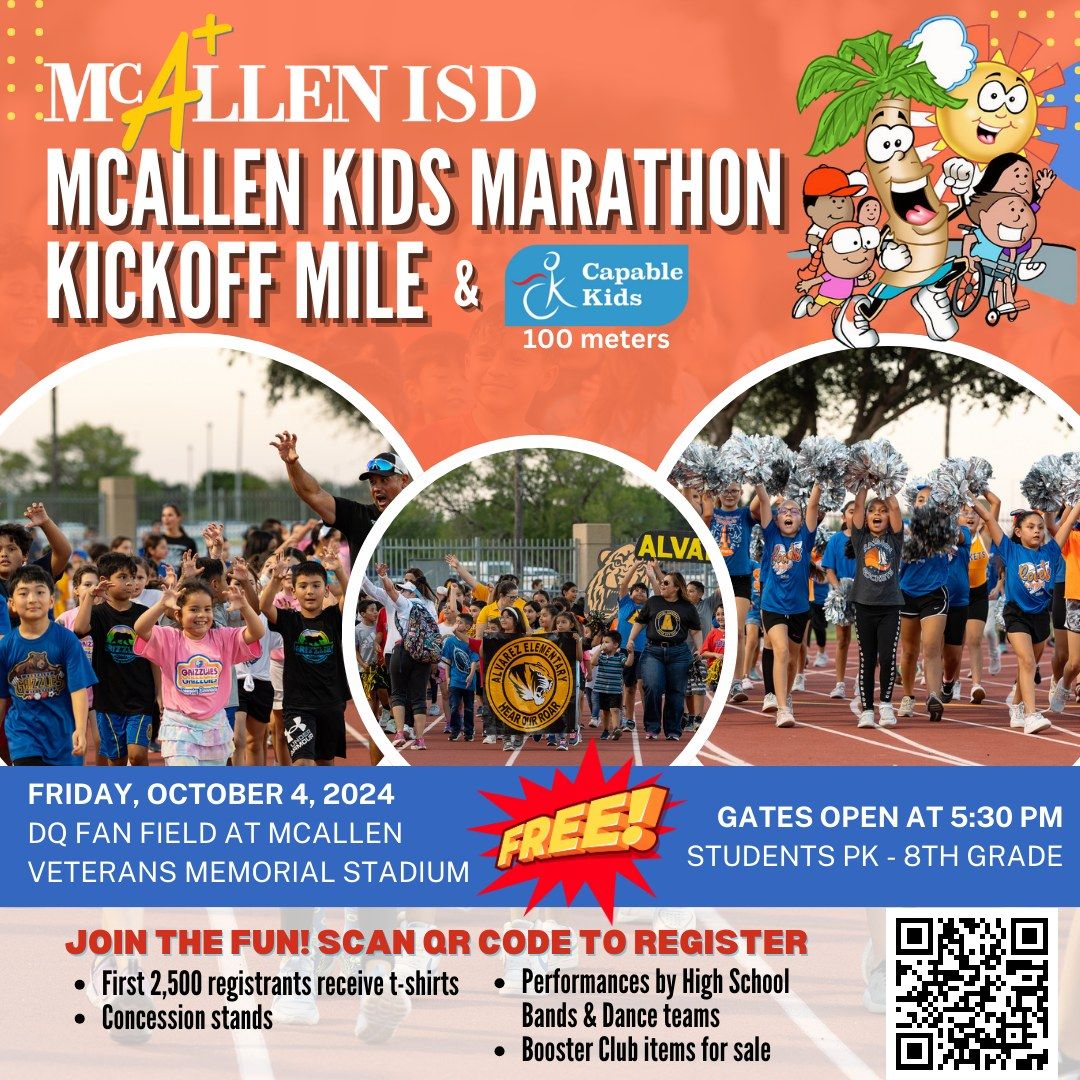 McAllen Kids Marathon Kick Off Mile | McAllen ISD