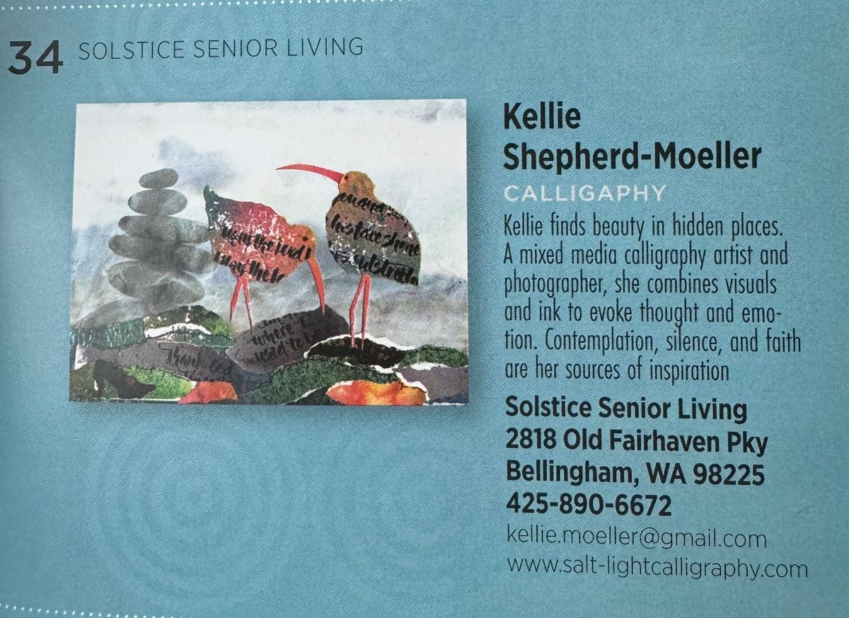 Whatcom Artist Studio Tour with Artist Kellie Shepherd Moeller