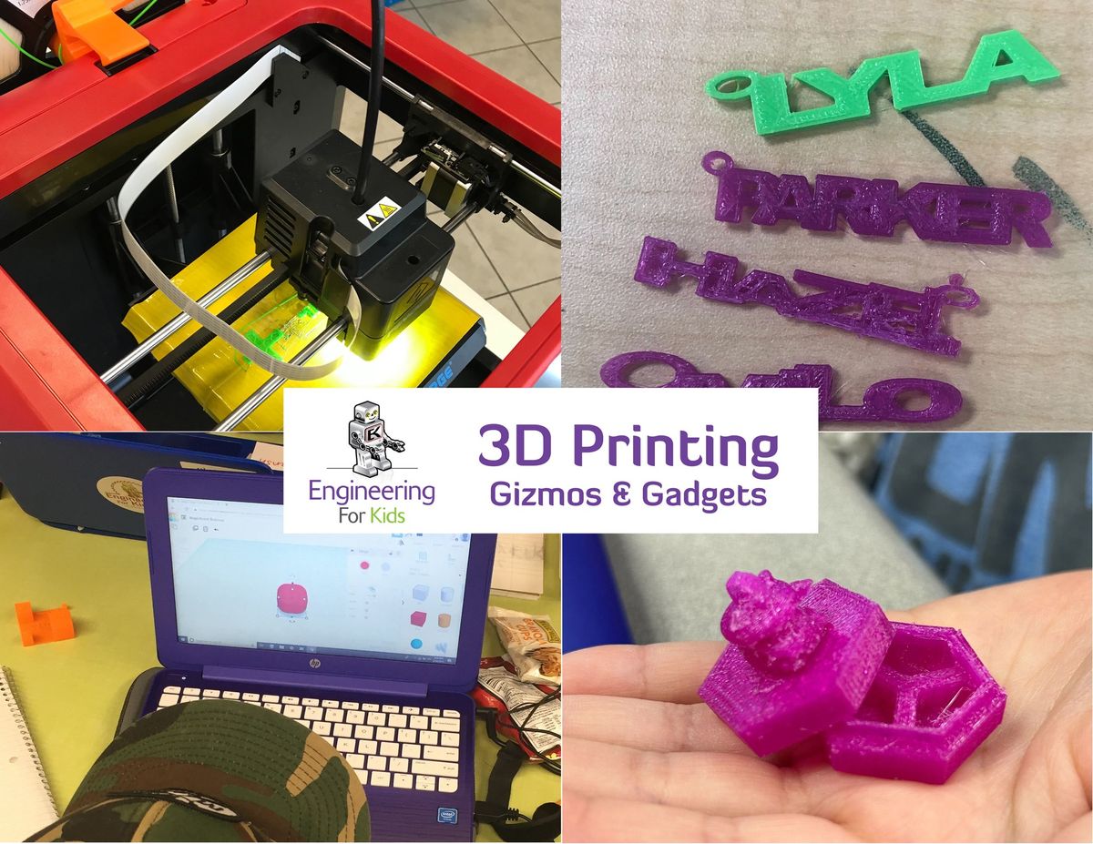 3D Printing: Gizmos & Gadgets 4-8 Bloomington