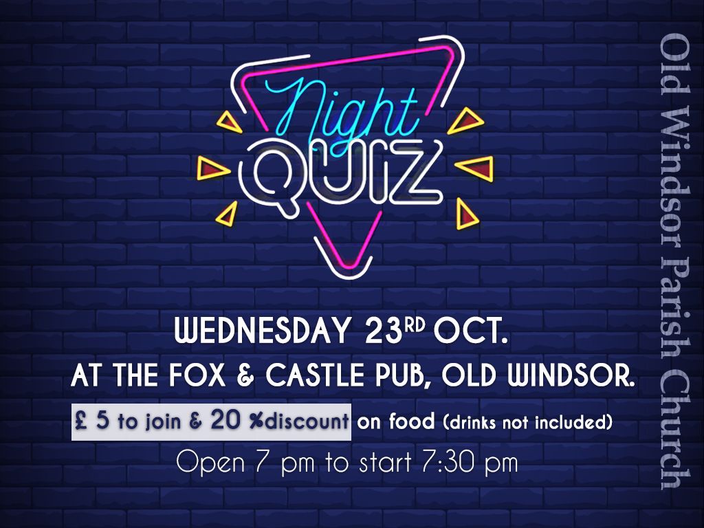 Quiz Night at the Fox & Castle