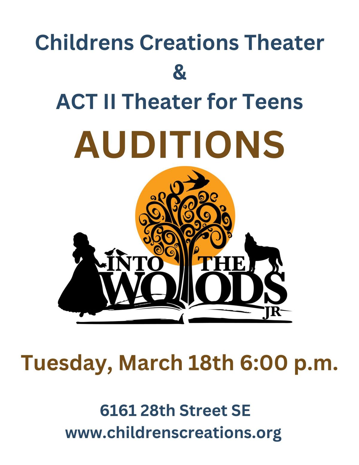 Into the Woods Jr. Auditions