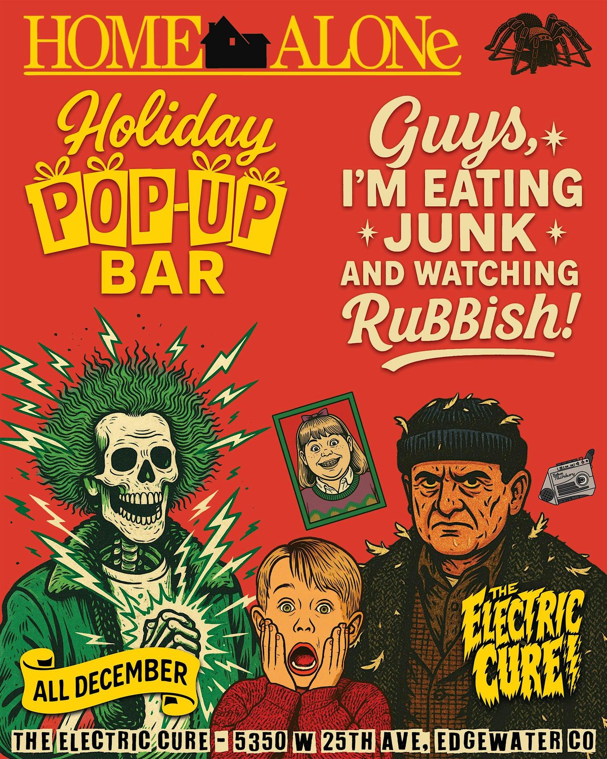 Home Alone Pop up bar
