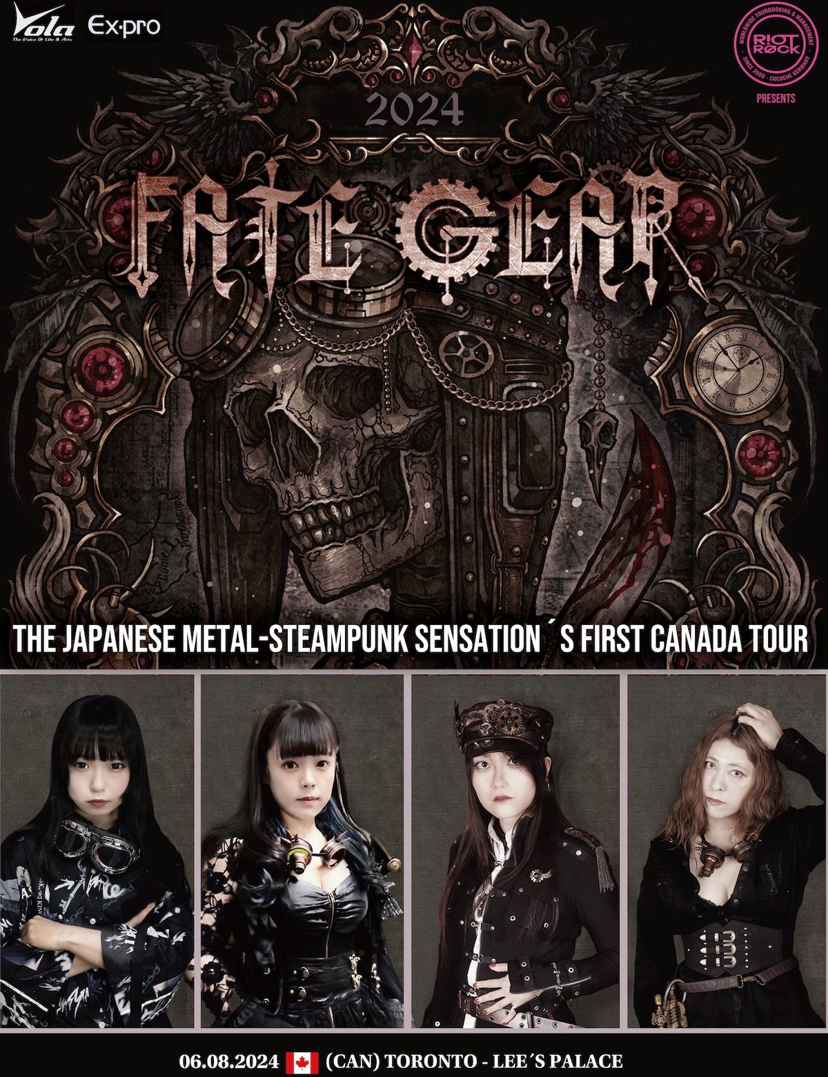 FATE GEAR \u2013 THE ALL FEMALE METAL STEAMPUNK SENSATION FROM JAPAN