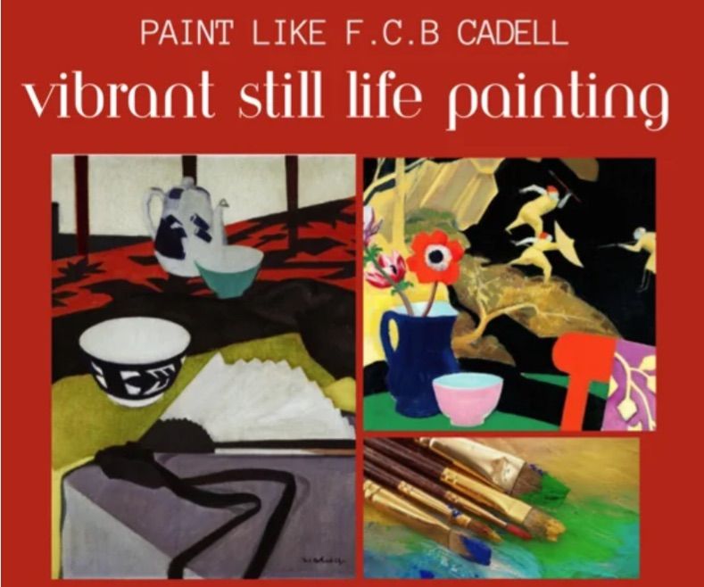 Scottish Colourist Series: F.C.B Cadell, Vibrant Still Life Painting