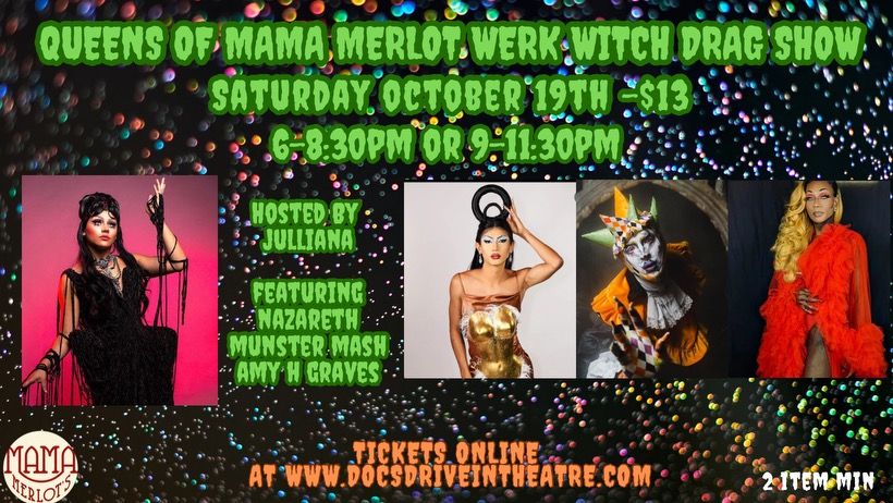 Queens of Mama Merlot Spooks & Stiletto's Drag Show