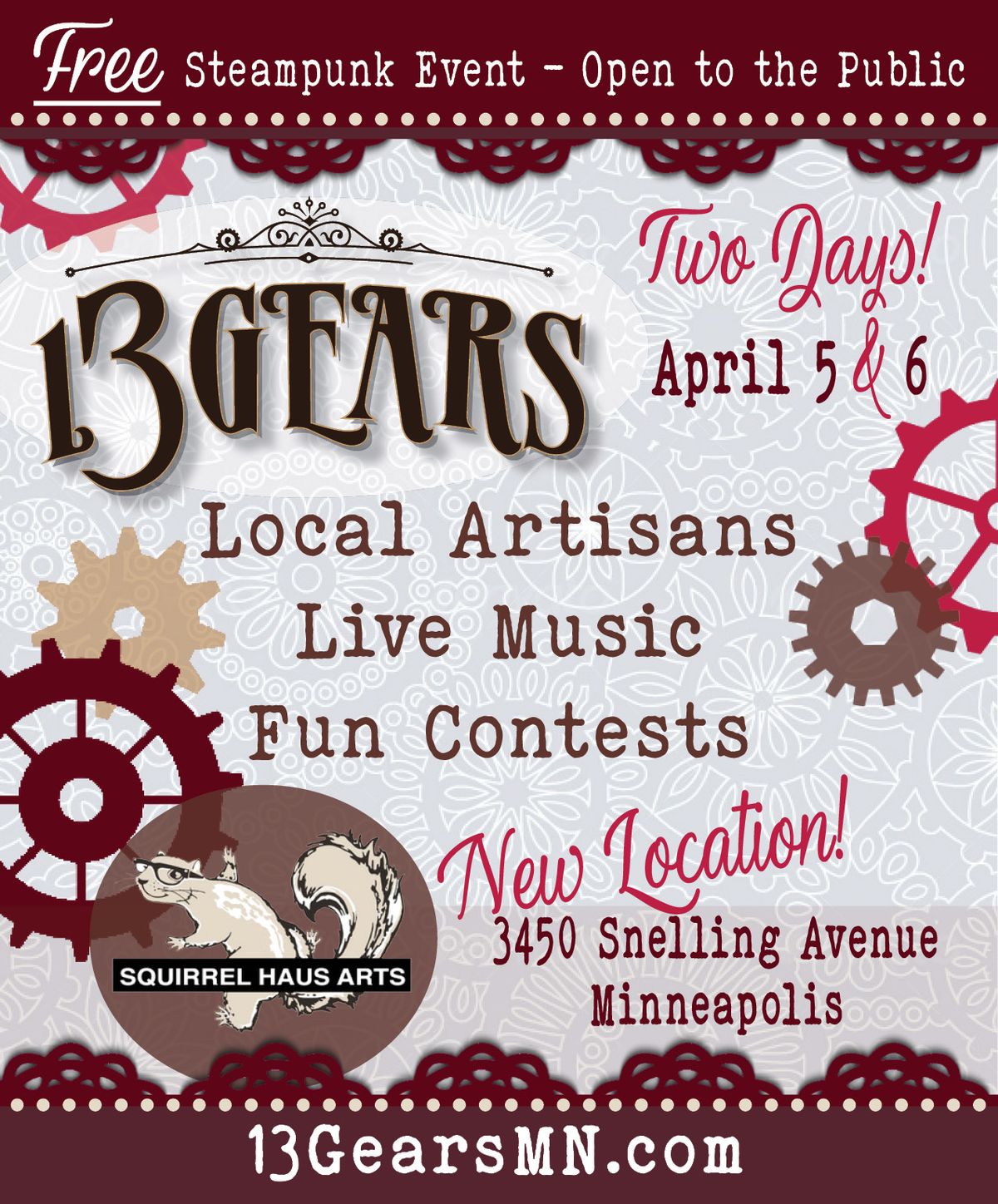 13 Gears - Free MN Steampunk Event