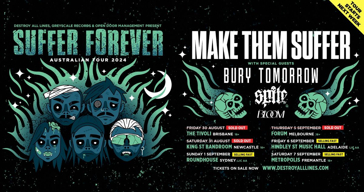 Make Them Suffer \u2018Suffer Forever\u2019 Australian Tour 2024 | Sydney LIC AA