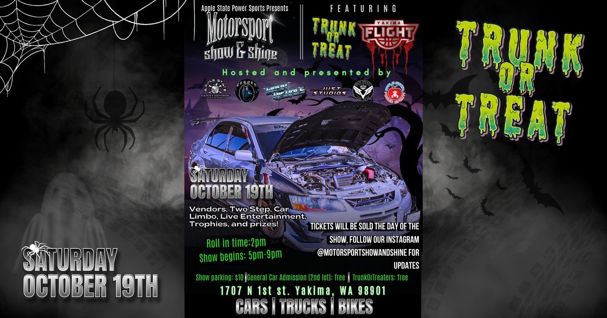 Apple State Motor Sport Show & Shine Trunk-Or-Treat